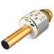 Беспроводной караоке-микрофон детский со встроенной колонкой Handheld KTV Bluetooth-Microphone Gold, золотистый (WS-858G) - изображение 5