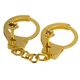 Наручники LOCKINK Sevanda Love-slave & Pretty-sub BDSM Bondage-Toy Handcuffs Золотисті One Size - зображення 1