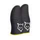Игровые напальчники для телефона и пабг Sarawolf V1 Черные с желтым c нейлоном 1 пара. Киберспортивные геймерские напальчники для игры на сенсорных экранов в PUBG, Standoff 2 - изображение 1