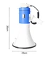 Громкоговоритель аккумуляторный Power Megaphone ER 66 12v UKC серый с голубым - изображение 5