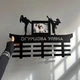Именная Медальница Карате Тхэквондо для Девушки с Фоторамкой из Дерева - изображение 1