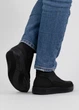 Дутики жіночі KL-Shoes з хутром короткі на широку ногу 40 26 см чорні (МК 1) - зображення 6