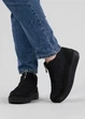 Дутики жіночі KL-Shoes з хутром короткі на широку ногу 40 26 см чорні (МК 1) - зображення 7