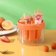 Кругла форма для мороженого MiniIce на 8 мини-порций, оранжевая - изображение 2