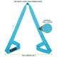 Слинг для коврика ProsourceFit Yoga Mat Carrying Sling, PS-2051-AQ (аква) - изображение 5