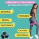 Резинки для фитнеса эспандер тканевый спортивный тренажер универсальный 3ШТ OutinLight - изображение 5