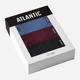 Набор трусов слипов мужских хлопковых Atlantic 3MP-179 NIE/CAB/GRA 2XL 3 шт Голубой/Бордовый/Синий (5903351386425) - изображение 5