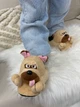 Тапочки Кигуруми Игрушки Щенок Мопс Kigurumi Домашние Бежевый Плюшевые Детские 26-31 (3113) - зображення 5