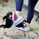Домашні Капці Кігурумі іграшки Kigurumi Акула Вогняна М'які Теплі Чорні 35-41 (3147) - зображення 1