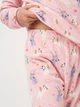 Детская теплая велюровая пижама для девочки Minoti 20pj4 41558JNR 92-98 см Розовая (5063025373738) - изображение 6