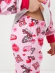 Детская теплая пижама для девочки Smile Time Barbie Girl OX36-21-1 116 см Розовая (st_2000000151663) - изображение 6
