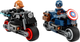 Zestaw klocków LEGO Marvel Motocykle Czarnej Wdowy 130 elementów 4 szt (76260) - obraz 3