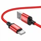 Зарядний кабель HOCO X89 Wind Type-C 1m Red - зображення 1
