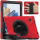 Чохол Rugged 3 Layers броньований протиударний з захистом для Samsung Galaxy Tab A8 10.5 SM X200 X205 Червоний - изображение 4
