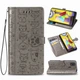 Чехол Embossed Cat and Dog для Samsung Galaxy M31 / M315 книжка кожа PU Grey - изображение 1