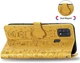 Чехол Embossed Cat and Dog для Samsung Galaxy M31 / M315 книжка кожа PU с визитницей желтый - изображение 4