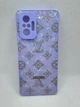 Чехол Fashion Marble для Xiaomi Redmi Note 10 Pro Louis Vuitton Фиолетовый - изображение 1