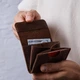Компактный кошелек c RFID-защитой из винтажной кожи INCARNE Lean Коричневый - изображение 3