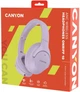 Bluetooth-гарнітура Canyon OnRiff 10 ANC Purple (CNS-CBTHS10PU) Фіолетовий - зображення 8
