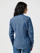 Рубашка джинсовая женская Wrangler 112356470 XS Синяя (5401139087040) - изображение 2