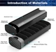 Премиальный контейнер для таблеток Jeinapa Extra Large Pill Organizer Black - изображение 3