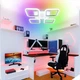 Управляемая светодиодная люстра ESLLSE ROOM 70W 4S SMART 385×385×75мм Белая с подсветкой RGB - изображение 6