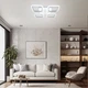 Управляемая светодиодная люстра ESLLSE ROOM 70W 4S SMART 385×385×75мм Белая с подсветкой RGB - изображение 7