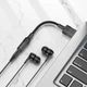 Аудіо Перехідник Hoco LS37 Spirit transparent external sound card USB to 3.5mm Black - зображення 3