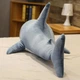 Мягкая игрушка плюшевая акула shark doll 60 см подушка акула для обнимашек игрушка для детей - изображение 5