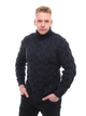 Свитер мужской темно-синий вязанный зимний 230-658-03 XL - изображение 7