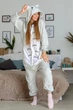 Пижама женская кигуруми Kigurumi Кот Тоторо M (155-165 см) Белая - изображение 1
