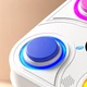 Боксерская настенная мишень Boxing Target 33 см с Bluetooth музыкальным ритмом и RGB подсветкой для домашних тренировок Белая - изображение 8