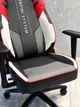 Комп'ютерне крісло розкладається до 180° Infini G180 геймерське з Чорно-біло-червоної екошкіри для геймерів та роботи - изображение 2