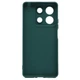 Чехол Fiji Style для Xiaomi Redmi Note 13 Pro силикон бампер с защитой блока камер темно-зеленый - изображение 2