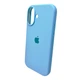 Чохол силіконовий Full Silicone Case for iPhone 16 Cornflower (з закритим низом) - изображение 3