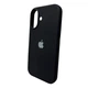 Чохол силіконовий Full Silicone Case for iPhone 16 Black (з закритим низом) - изображение 3