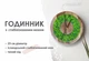 Годинник настінний дерево та стабілізований мох 30 см діаметр С_04 - изображение 3