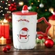 Новорічна чашка з кришкою і ложкою "Snowman", 360мл, Сніговик - зображення 4