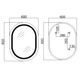 Зеркало Qtap Gemini 600х800 с LED-подсветкой Touch, с антизапотеванием, с диммером,регулировка температуры цвета (3000-6500K) Reverse QT2578R6080 - изображение 2