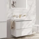 Змішувач для умивальника з джойстиком HANSGROHE Tecturis E CoolStart EcoSmart+ бронза латунь з донним клапаном 73020140 - зображення 2