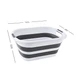 Ведро складное MVM BIN-18 бело-серое 26л (BIN-18 26L WHITE/GRAY) - изображение 8
