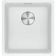 Мойка для кухни FRANKE гранит Maris MRG 110-37 403x433мм прямоугольная врезная с сифоном белая 125.0701.775 - изображение 1