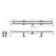 Трап линейный для душа HANSGROHE RainDrain Compact 1000мм сатин 56171000 - изображение 6