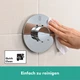 Зовнішня частина змішувача без прихованої частини HANSGROHE ShowerSelect Comfort S хром латунь 155мм 15553000 - зображення 8