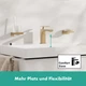 Змішувач для умивальника з джойстиком HANSGROHE Tecturis E CoolStart EcoSmart+ бронза латунь 73012140 - зображення 3