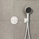 Внешняя часть смесителя без скрытой части HANSGROHE ShowerSelect Comfort S белый латунь 155мм 15554700 - изображение 2