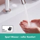 Змішувач для умивальника з джойстиком HANSGROHE Tecturis S CoolStart EcoSmart+ хром латунь 73341000 - зображення 6