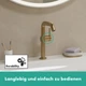 Cмеситель для умывальника с джойстиком HANSGROHE Tecturis S CoolStart EcoSmart+ бронза латунь 73360140 - изображение 3