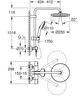 Душевая система с термостатом GROHE Tempesta с верхним душем латунь хром 26670001 - изображение 6