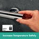 Змішувач з термостатом для ванни hansgrohe Ecostat Fine, Chrome (13325000) - изображение 6